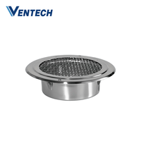 Ventech HVAC – Capot d'évacuation en acier inoxydable 304 pour conduit mural et grille d'aération