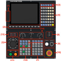Controlador CNC para Torno Finger Cnc de 10.4 Pulgadas, Mach3, G-Code, RT, Sistema Operativo Linux, Capacidad de Programación de 8GB, Sistema Servo