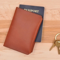 Porte-cartes vintage en cuir PU, étui de passeport multi-fentes, porte-cartes de crédit et d'argent de luxe pour homme et femme, idéal pour les voyages