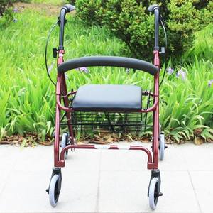 Déambulateur en alliage d'aluminium Foshan Kaiyang KY9144L avec siège et panier pour personnes âgées, aide à la mobilité - Product Image 1