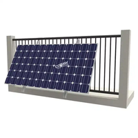 Énergie renouvelable Modules PV domestiques Structure de support Supports de montage pour système d'énergie solaire de balcon