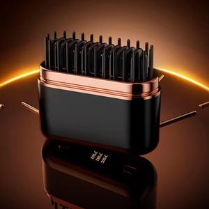 Nouvelle mini brosse lissante sans fil électrique, peigne chauffant portable pour coiffure - Product Image 3