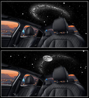 Projecteur USB transfrontalier pour voiture, lampe de projection ciel étoilé, modification intérieure, plafond de chambre, lumière d'ambiance romantique galaxie étoilée 5V