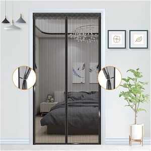 Nhà Máy Giá tùy chỉnh Tự đóng cửa màn hình rèm từ tính mạnh mẽ chống muỗi nhà kính lưới cửa màn hình - Product Image 1