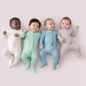 Hongbo neonate neonate neonate ragazze produttore all'ingrosso autunno inverno cerniera cotone tuta per bambini tuta - Product Image 1