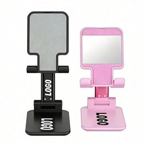 New Design Promo Gift Wholesale Logo Cheap Portable <b>Foldable</b> Desktop Mobile Phone Stand Holder Anti-Slip for All Phones - Product Image 1