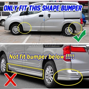 4 Pièces Garde-boue Avant et Arrière en Plastique Flexible, Pare-éclaboussures pour Nissan NV200 Vanette Evalia 2010-2019 2018 2017 - Product Image 5