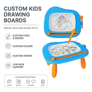 Juego de Mesa y Silla de Dibujo Multifuncional para Niños OEM ODM con <span class=keywords><strong>Pizarra</strong></span> <span class=keywords><strong>Blanca</strong></span>, Silla, Escritorio y Almacenamiento de Juguetes - Product Image 1