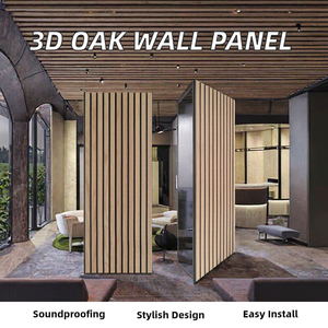 Paneles absorbentes de sonido de <span class=keywords><strong>techo</strong></span> de pared de madera maciza de gran tamaño modernos tablero de fibra de densidad <span class=keywords><strong>para</strong></span> Hoteles Apartamentos <span class=keywords><strong>para</strong></span> uso en sala de estar - Product Image 4