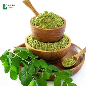 Вегетарианский зеленый порошок, содержащий несколько витаминов moringa порошок