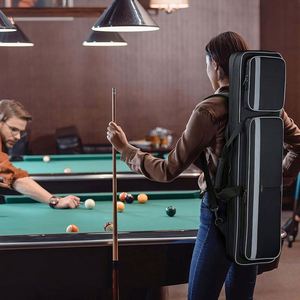 Étui de transport souple professionnel pour queues de billard et de snooker, en tissu Oxford imperméable, réglable à double bandoulière, certifié BSCI - Product Image 2