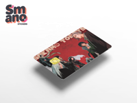 Smano - Adhesivo de PVC Impermeable para Tarjetas de Crédito y Débito, Color Vibrante, Personalizado