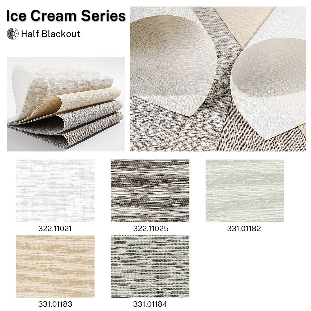 Semi blackout fabric