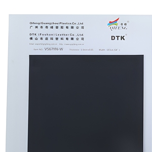 Cuero Sintético de PVC Elástico y Duradero, Tapicería Clásica Negra para Interiores de Auto, Manualidades, Accesorios de Moda - Product Image 4