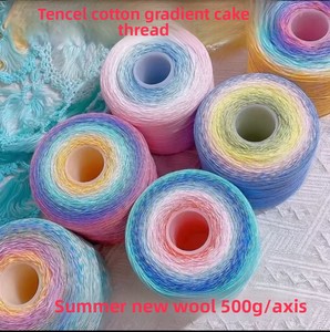 Filato Misto Acrilico Sfumato per Pizzo, Confezione da 500g (Mezzo Kg), per Coperte e Scialli Fai da Te all'Uncinetto - Product Image 2