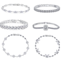 Gelang Kupu-kupu Moissanite Berlian Asli Perak 925 Emerald Marquise Cut Berkilau Warna D VVS1 Lulus Uji