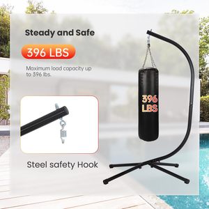 <span class=keywords><strong>Support</strong></span> de cadre de balançoire de <span class=keywords><strong>chaise</strong></span> <span class=keywords><strong>hamac</strong></span> robuste en forme de c durable <span class=keywords><strong>pour</strong></span> <span class=keywords><strong>chaise</strong></span> suspendue - Product Image 3