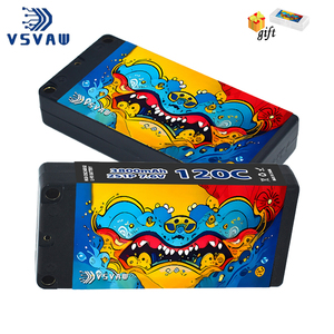 VSVAW 2S 7.6V 3800mAh Lipoバッテリー120C/240C 5mm弾丸T/XT60プラグリモコンカークライミングカーモデルRCバッテリー - Product Image 1