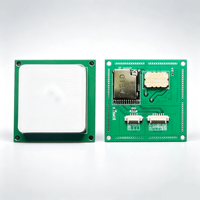 Module de lecteur RFID UHF avec antenne en céramique intégrée, portée de lecture réglable de 10 cm à 2 m, lecture multi-tags TTL pour système de contrôle d'accès