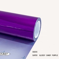 AURORAL CANDY Violet Voiture Wrap Vinyle Film DIY Décalque Autocollant Auto-Adhésif Faible Adhésif Colle Air Sans Bulle Étanche