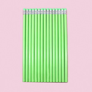 Bút Chì Bán Buôn Macaron Tam Giác Que Sáng Lime Gỗ Với Cao Su <span class=keywords><strong>Tip</strong></span> Phác Thảo Vẽ Bút Học Tập Văn Phòng Phẩm Hb Bút Chì - Product Image 6