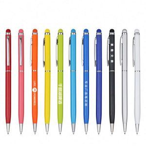 Factory Direct Sale <b>Cheap</b> Promotional Logo for Office Sports Hotel Christmas <b>Gift</b> Slim Metal Pen With 1.0Mm Writing Width - Product Image 2