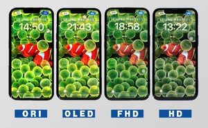 หน้าจอ OLED แบบนิ่มและแข็งสำหรับ <span class=keywords><strong>iPhone</strong></span> 12 13 14 15 16 <span class=keywords><strong>Pro</strong></span> Max PLUS อะไหล่จอแสดงผล LCD ขนาดเล็ก - Product Image 2