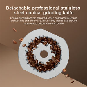 Cafetera Eléctrica Portátil de Goteo, 1300w, con Función de Mantener Caliente, Ajuste de Grosor de Molienda, Automática, para Espresso, Superventas - Product Image 3