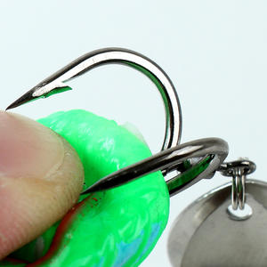 Leurre souple artificiel de style thaïlandais modifié, grenouille à double lame 4cm/5.8G, longue portée <span class=keywords><strong>pour</strong></span> <span class=keywords><strong>la</strong></span> capture de grenouilles noires - Product Image 4