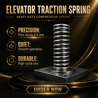 Ressort de traction et de compression pour ascenseur