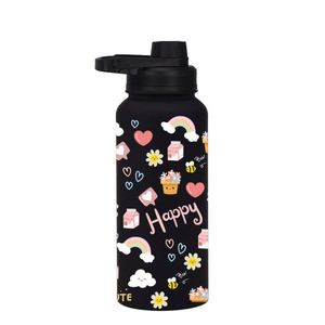 Custom 32oz Reusable Large Capacity Portable Sports Water <b>Bottle</b> Gym Cup Stainless Steel Water <b>Bottle</b> Direct Drinking <b>Flask</b> - Product Image 3