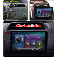 Krando 9 "Navigation de voiture pour Honda Civic Hatchback 2006 - 2011 Autoradio multimédia sans fil Carplay Android Auto 4G unité principale