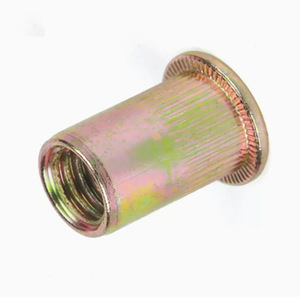 Écrous à riveter Hui Wuju M3 M4 M5 M6 M8 M10 en acier au carbone zingué à tête plate et à bride, lot de 150 pièces - Product Image 5
