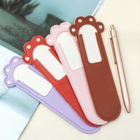 Étui en cuir personnalisé pour stylo, pochette simple pour crayon, étui à crayons, étui à stylos, support pour flacon de parfum en verre – Vente en gros
