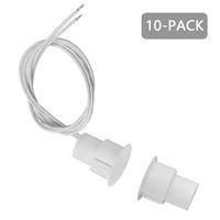 Sensor Magnético para Alarma de Intrusión, Contactos Magnéticos, 1 Unidad, 2 Unidades