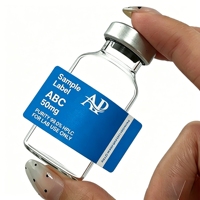 Étiquettes personnalisées imprimées pour flacons de peptides 2ml 5ml 10ml, autocollants adhésifs pour la gestion du poids et le bien-être corporel