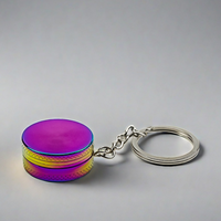 Moulin à herbes et épices en zinc de 30 mm, 2 pièces, en métal, personnalisé, de haute qualité, pratique, pour la vente en gros
