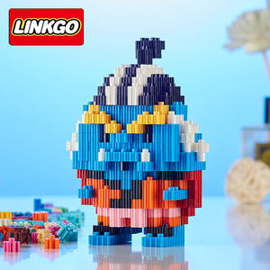 Figuras de Juguete de Mini Ladrillos de Plástico 3D al por Mayor, Modelo de Chopper, Conexión <span class=keywords><strong>Linkgo</strong></span>, Bloques de Construcción de Sanji, Boa, Doflamingo, Crocodile y Luffy - Product Image 6