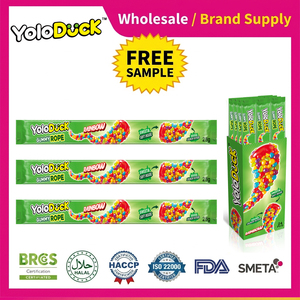 Yoloduck - Cuerda de Gomitas Arcoíris Halal a <span class=keywords><strong>Precio</strong></span> de Fábrica Competitivo, Dulces de Gomitas a Granel, para Guardar en un Lugar Fresco y Seco, Dulces con Sabor a Espresso - Product Image 1