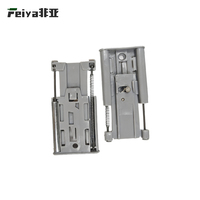 Amortisseur hydraulique en acier inoxydable et plastique - Amortisseur anti-basculement à double ressort et roulement à billes pour porte coulissante de placard