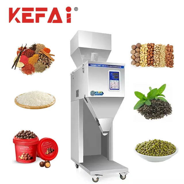 KEFAI Factory Granules Grain Nuts Beans Powder Dispensing Machine Filling Machine Weighing Packaging Machine