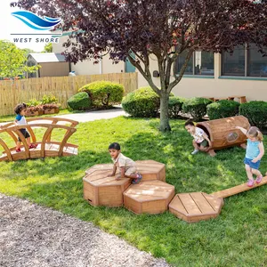 Kindergarten Outdoor-Spielgeräte Kleinkind-Aktivität sset Outdoor-Kleinkind-Kletter-Tagespflege-Set