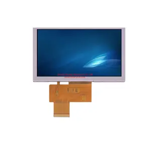 5.0 인치 TFT LCD 디스플레이 IPS 스크린 옥외 사용을 위해 적당한 800x480 해결책 매우 넓은 온도