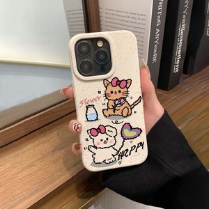 Hạnh Phúc Kitten cho Iphone 14pro 13 12Promax 11p trường hợp điện thoại dễ thương phim hoạt hình thiết kế mềm <span class=keywords><strong>silicon</strong></span> TPU Grip New phụ kiện di động - Product Image 1