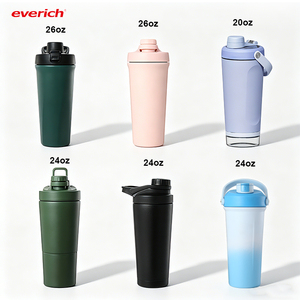 Bestseller: Bottiglia Shaker per Proteine in Acciaio Inox a Doppia Parete, 600ml/700ml, <span class=keywords><strong>con</strong></span> Scomparto Inferiore, per Palestra e Sport - Product Image 6