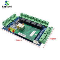 Panel de Control de Acceso para Cerradura de Puerta con Tarjeta de Proximidad RFID Wiegand para Múltiples Puertas (4 Puertas), Software de Seguridad Inteligente Gratuito, TCP/IP