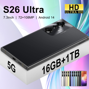 Smartphone S26 ULTRA 5G LTE à succès – Écran 6,9 <span class=keywords><strong>pouces</strong></span>, processeur Deca Core Snapdragon 800, haut de gamme, 72MP+108MP, téléphone Android - Product Image 2