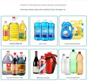 Máquina de Llenado de Líquidos por Peso, Máquina de Llenado de Botellas Adecuada para Vino, Aceite Comestible, Bebidas, Detergentes, Champú - Product Image 6