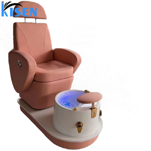 Brandneue benutzer definierte Logo Schönheits salon Möbel Maniküre Pediküre Nagel grün Pediküre Liegestuhl mit Fuß Spa - Product Image 4