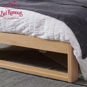 High Quality Single King Size Wooden Style <b>Oak</b> Wood Bed <b>Frame</b> With Mattress B01 King Size <b>Oak</b> Wood Bed <b>Frame</b> B01 - Product Image 6